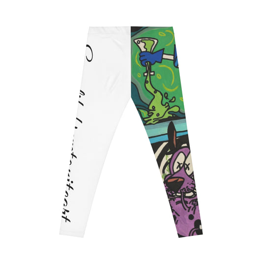 Colorful Graphic Leggings - Stylish Casual Wear for Everyday, Active Lifestyle, Yoga, Fitness, Gift for Her, Festival Fashion