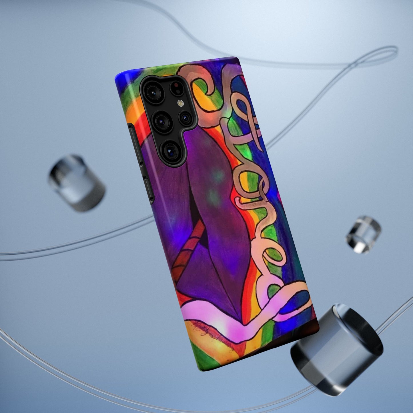 Vibrant Impact-Resistant Phone Cases, Colorful Phone Covers, Artistic Phone Protection, Unique Cases for Travel, Gift for Creative Souls