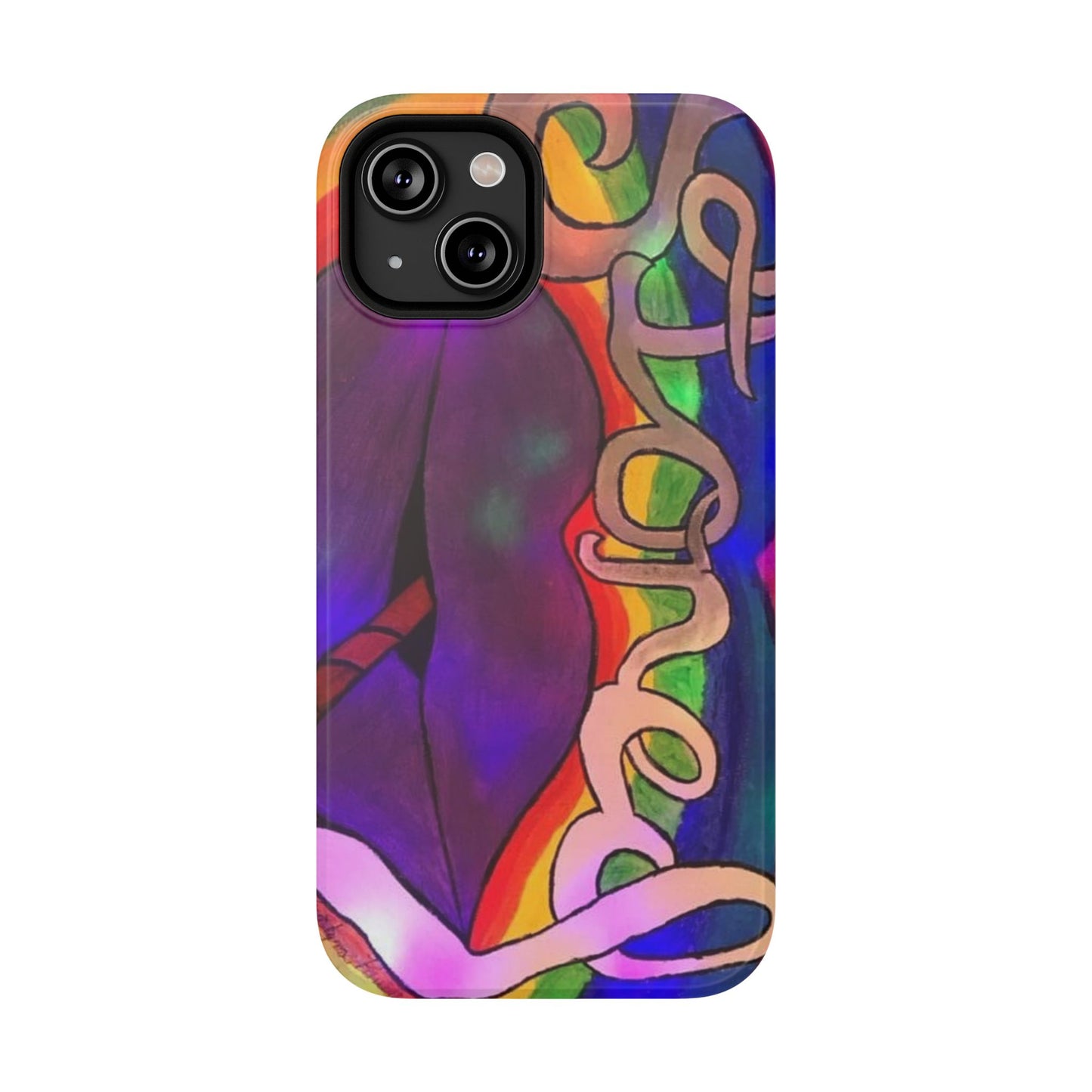 Vibrant Impact-Resistant Phone Cases, Colorful Phone Covers, Artistic Phone Protection, Unique Cases for Travel, Gift for Creative Souls