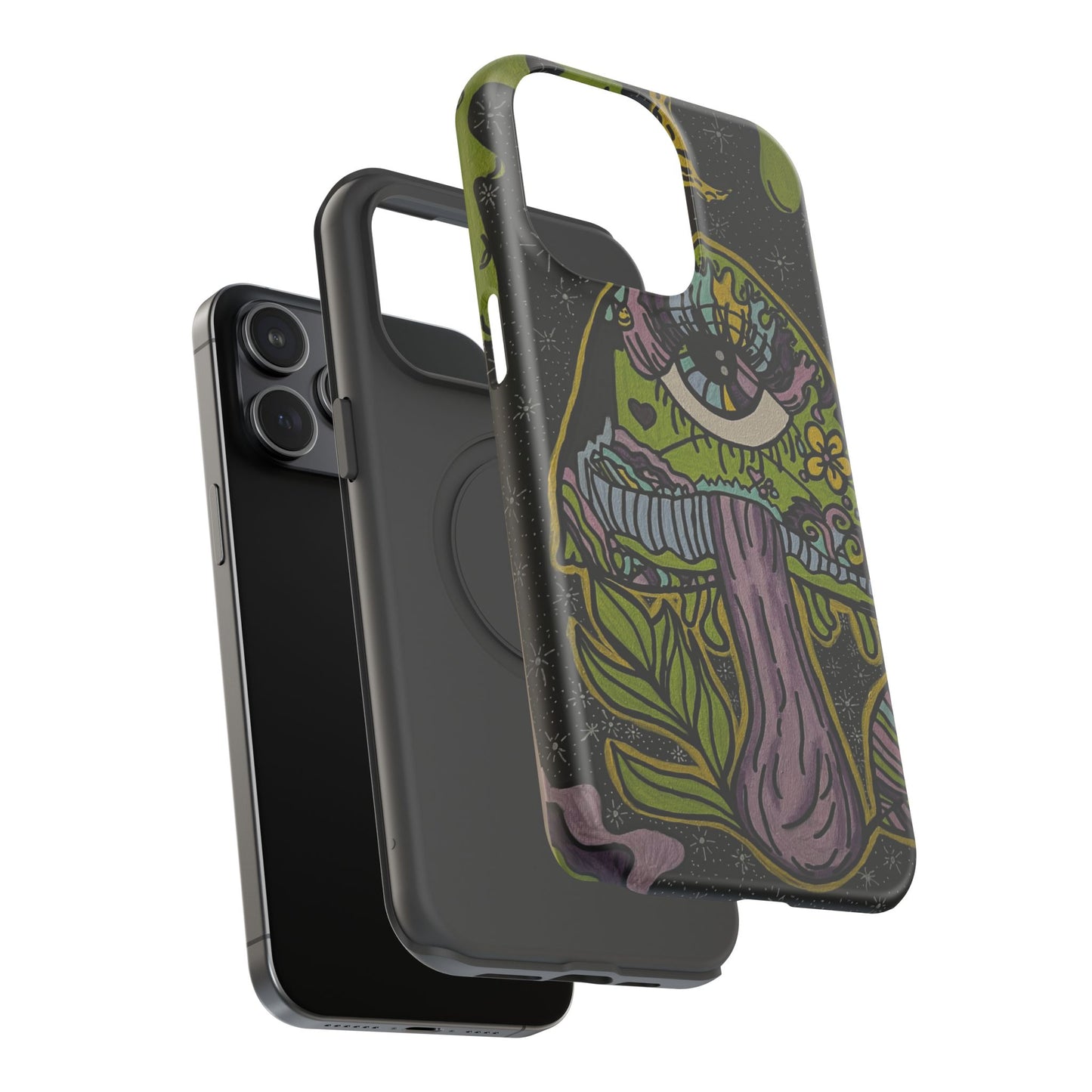 Artistic Impact-Resistant Phone Cases | Unique Design, Cartoon Aesthetic, Gift for Teens, Trendy Accessories, Casual Style