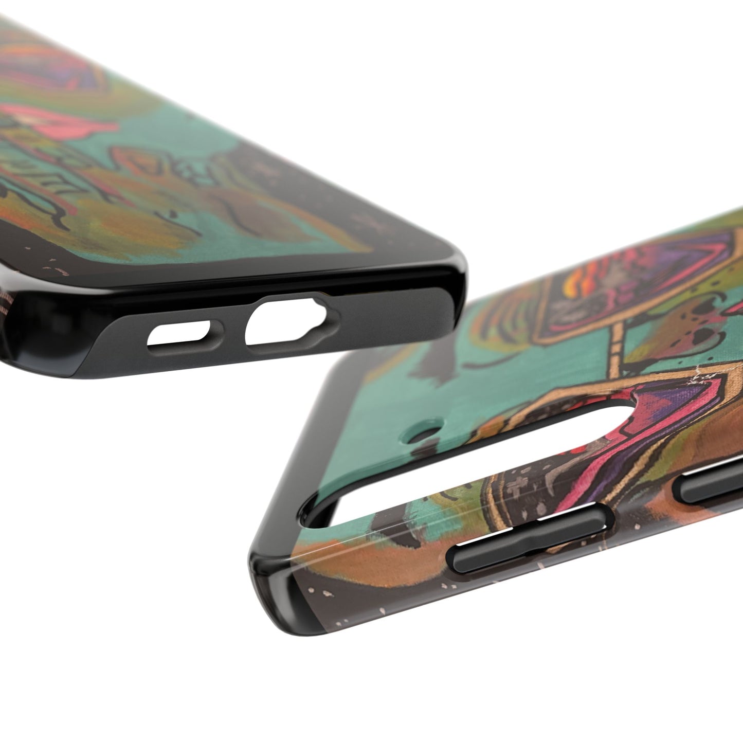 Vibrant Art Phone Case - Bold & Unique Tough Cases for Protection, Artistic Design Silicone Cover, Stylish Phone Accessory