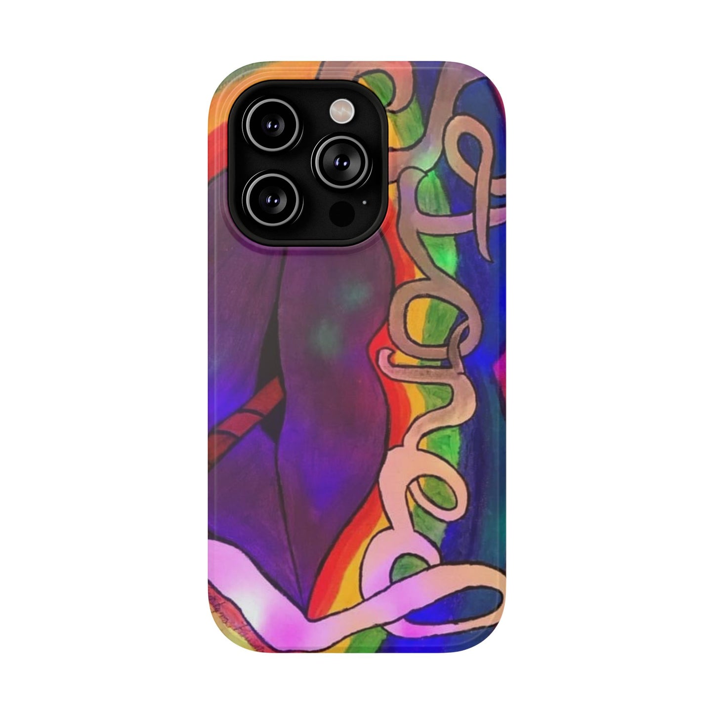 Vibrant Impact-Resistant Phone Cases, Colorful Phone Covers, Artistic Phone Protection, Unique Cases for Travel, Gift for Creative Souls