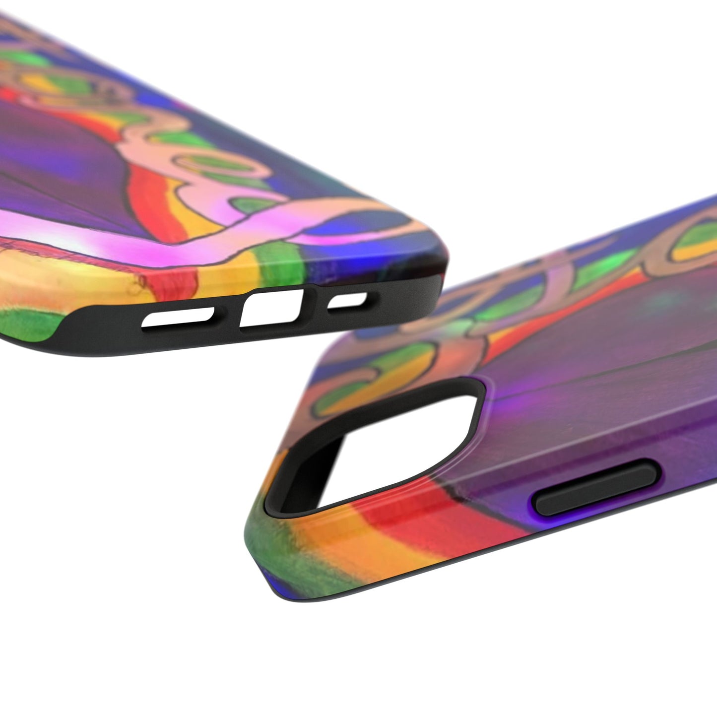 Vibrant Impact-Resistant Phone Cases, Colorful Phone Covers, Artistic Phone Protection, Unique Cases for Travel, Gift for Creative Souls