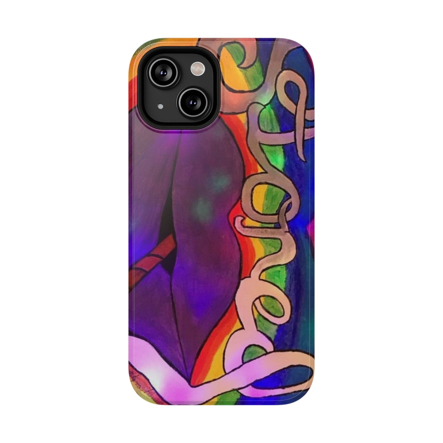Vibrant Impact-Resistant Phone Cases, Colorful Phone Covers, Artistic Phone Protection, Unique Cases for Travel, Gift for Creative Souls