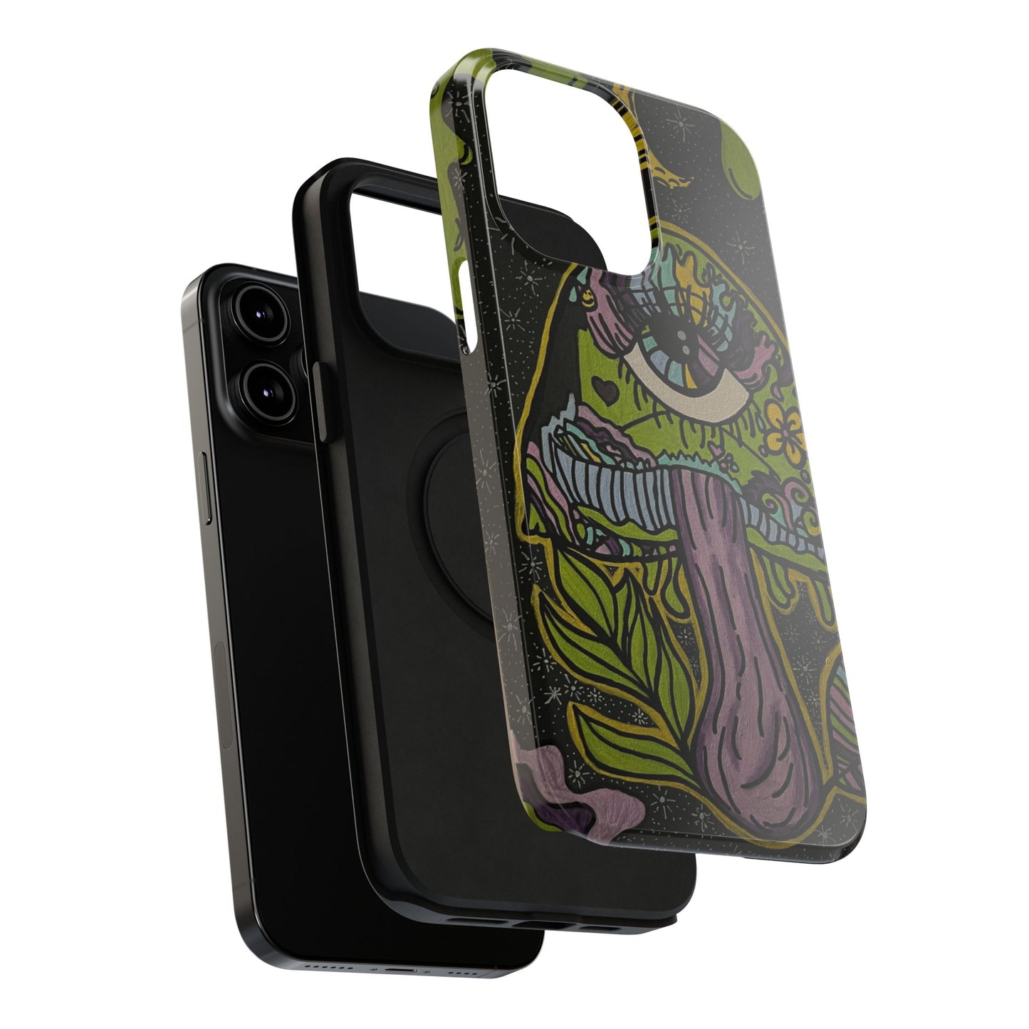 Artistic Impact-Resistant Phone Cases | Unique Design, Cartoon Aesthetic, Gift for Teens, Trendy Accessories, Casual Style