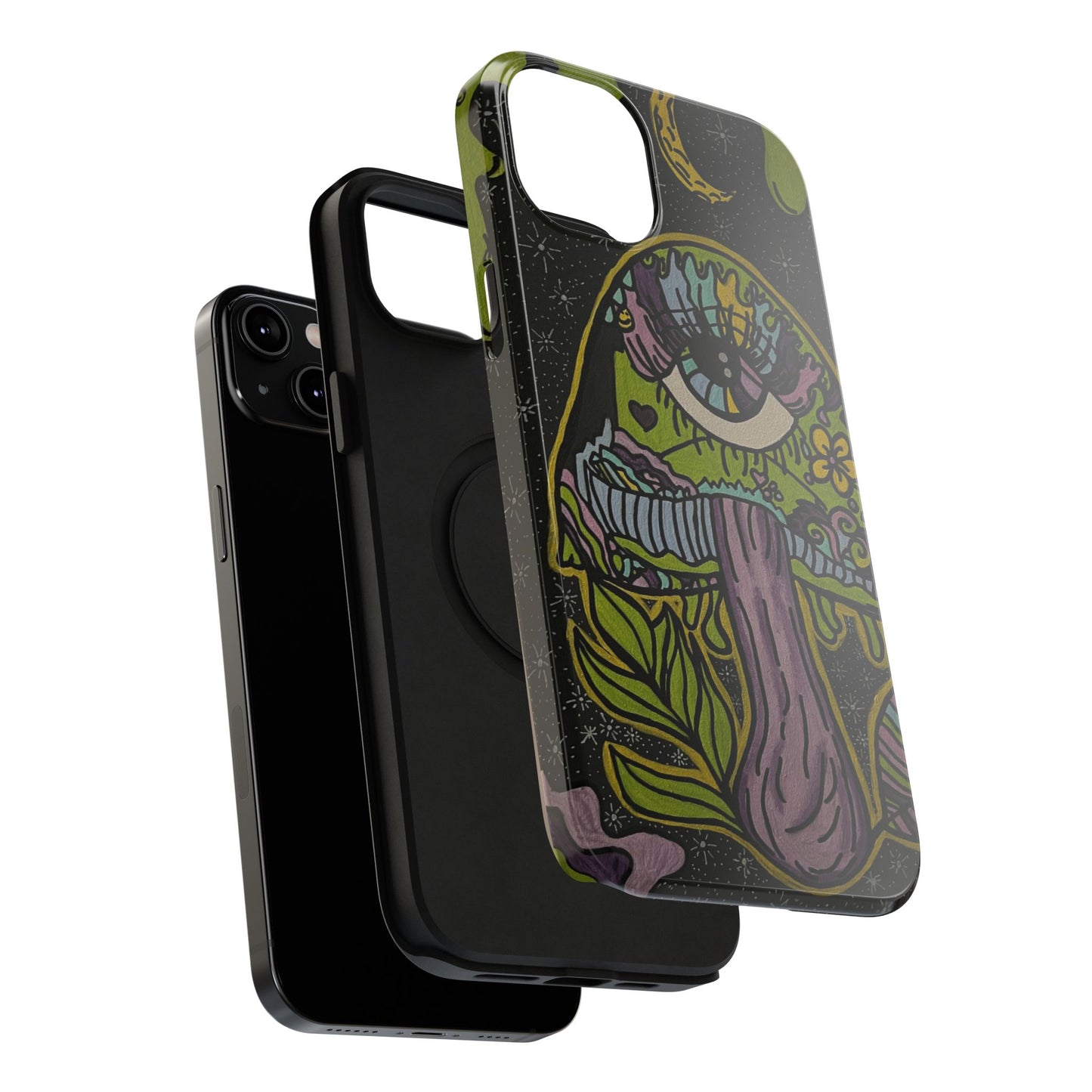 Artistic Impact-Resistant Phone Cases | Unique Design, Cartoon Aesthetic, Gift for Teens, Trendy Accessories, Casual Style