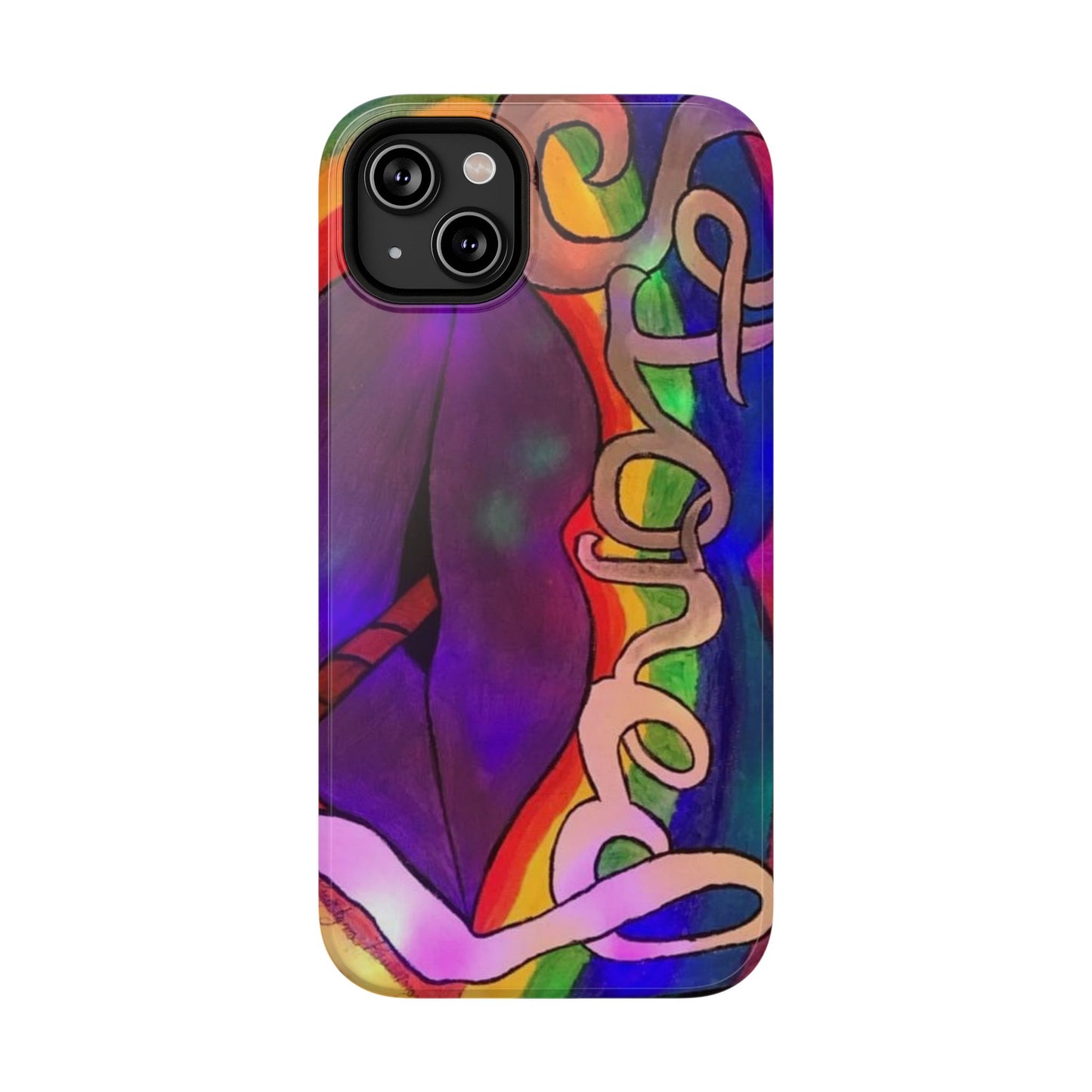 Vibrant Impact-Resistant Phone Cases, Colorful Phone Covers, Artistic Phone Protection, Unique Cases for Travel, Gift for Creative Souls