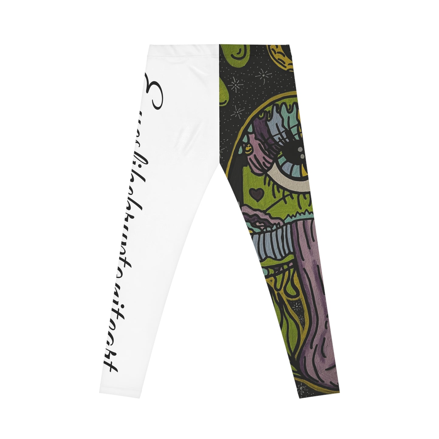 Women's Artistic Leggings - Colorful AOP Yoga Pants, Casual Wear, Festival Fashion, Comfortable Activewear, Gift for Her