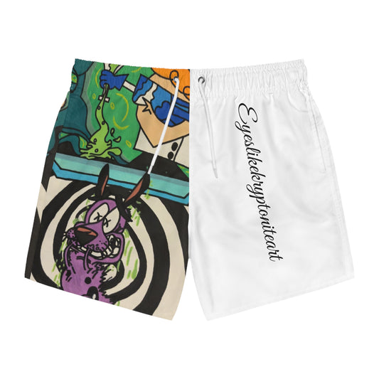 Colorful Cartoon Swim Trunks, Fun Beach Shorts for Summer, Unique Swimwear for Pool Days, Perfect Gift for Summer Vacations, [...]