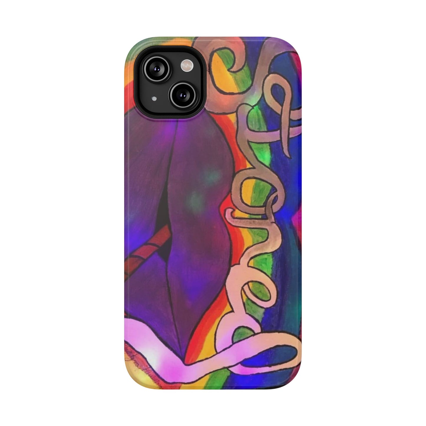 Vibrant Impact-Resistant Phone Cases, Colorful Phone Covers, Artistic Phone Protection, Unique Cases for Travel, Gift for Creative Souls