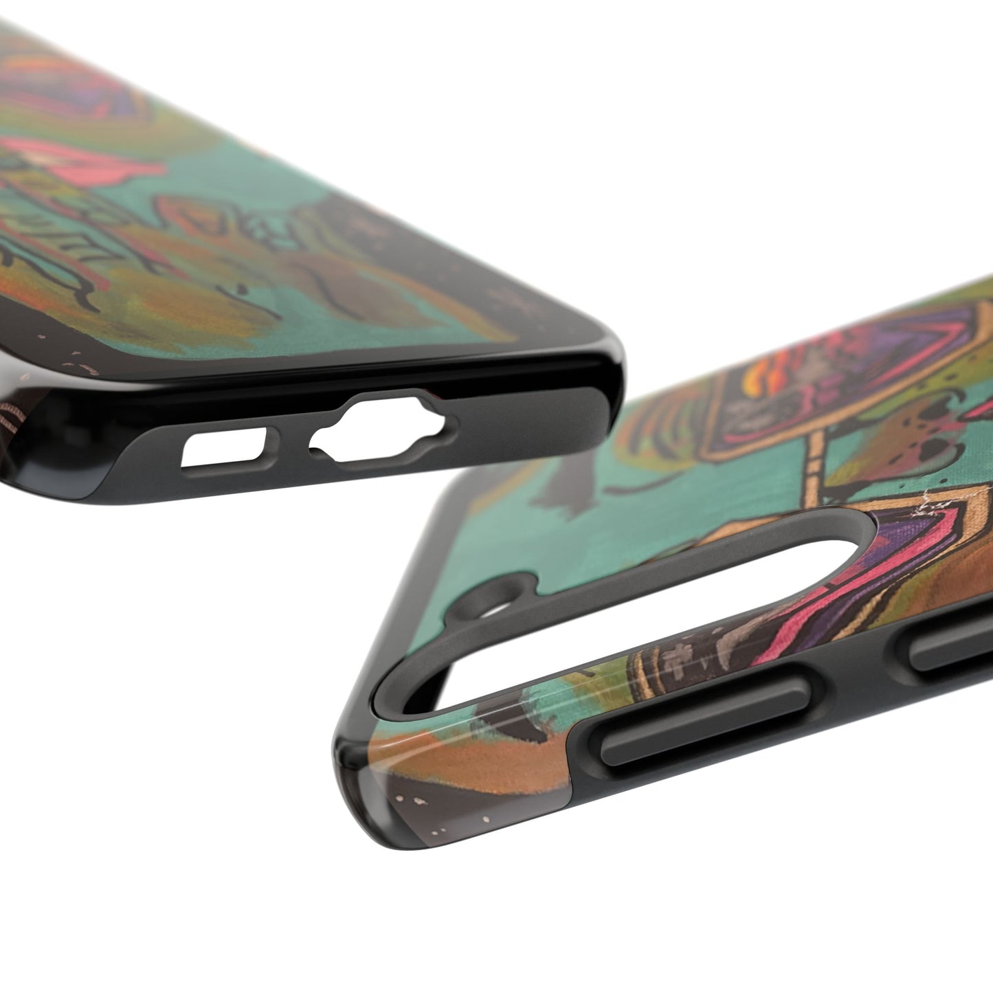 Vibrant Art Phone Case - Bold & Unique Tough Cases for Protection, Artistic Design Silicone Cover, Stylish Phone Accessory