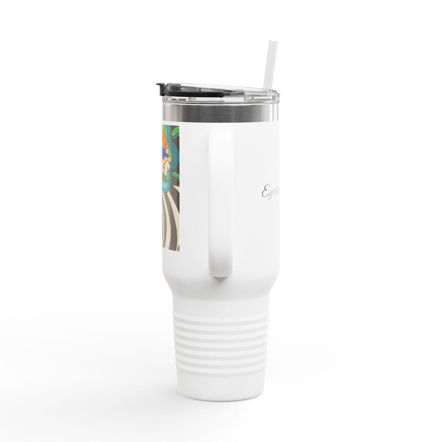 Colorful Insulated Travel Mug, 40oz - Fun Designs for Coffee Lovers, Hydration on-the-go, Gift for Friends, Unique Tumblers, [...]
