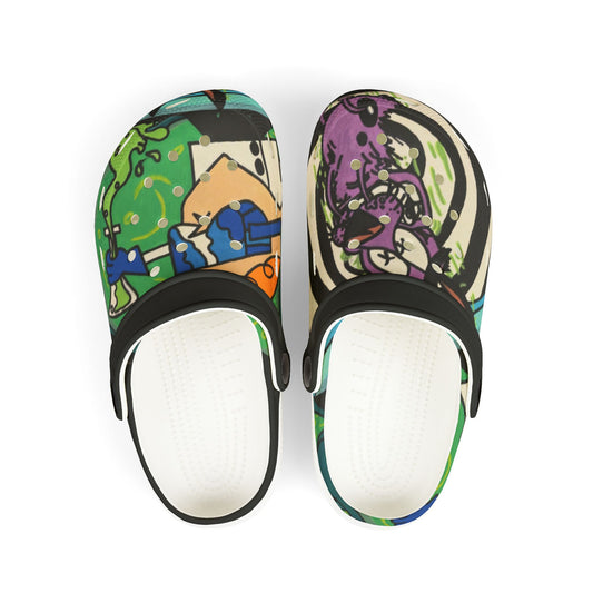 Colorful Kid's EVA Foam Clogs - Fun and Easy Slip-On Shoes, Playful Footwear for Kids, Great for Summer, Outdoor Adventures, Play Dates