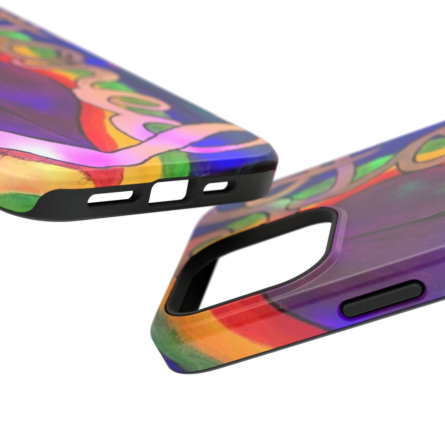 Vibrant Impact-Resistant Phone Cases, Colorful Phone Covers, Artistic Phone Protection, Unique Cases for Travel, Gift for Creative Souls