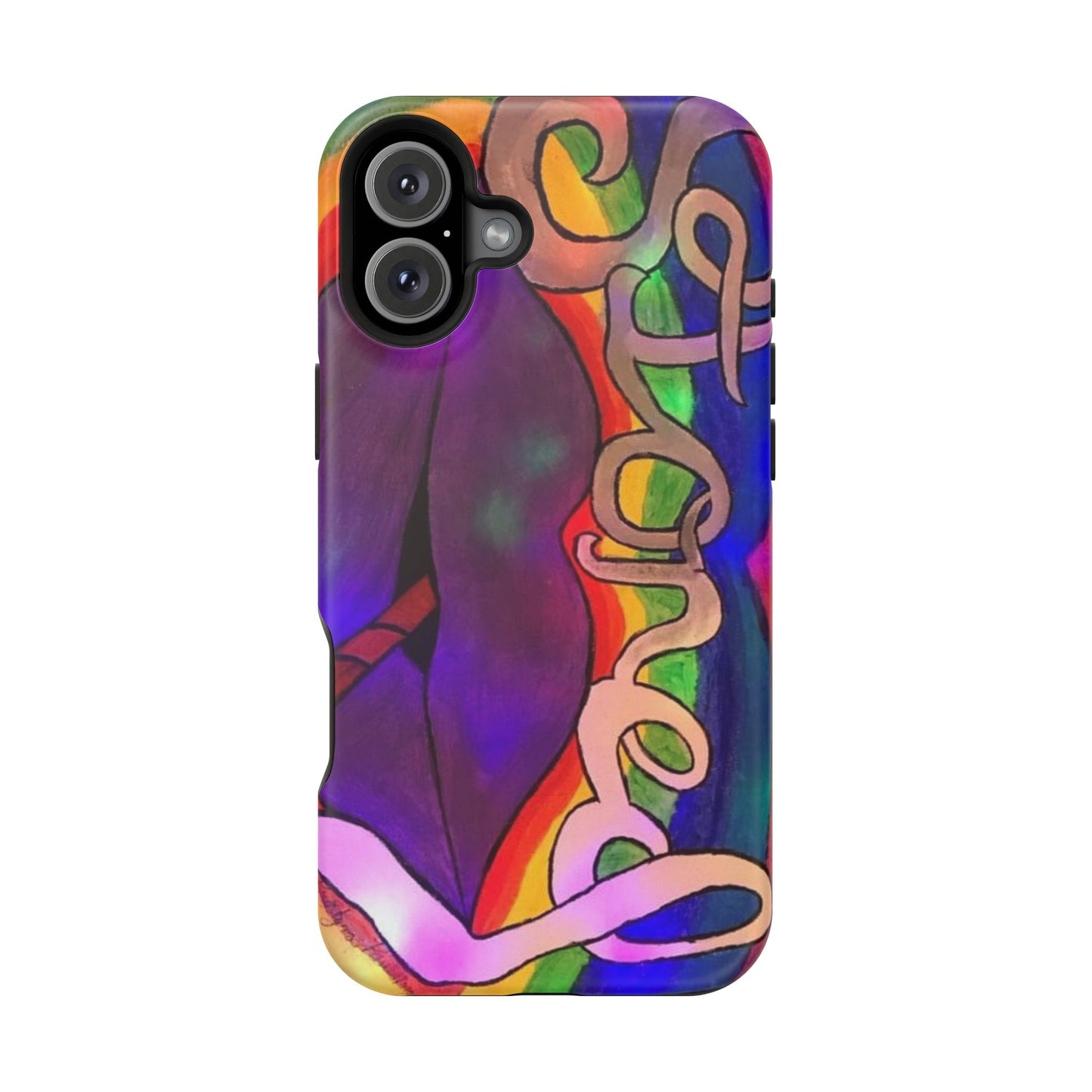 Vibrant Impact-Resistant Phone Cases, Colorful Phone Covers, Artistic Phone Protection, Unique Cases for Travel, Gift for Creative Souls