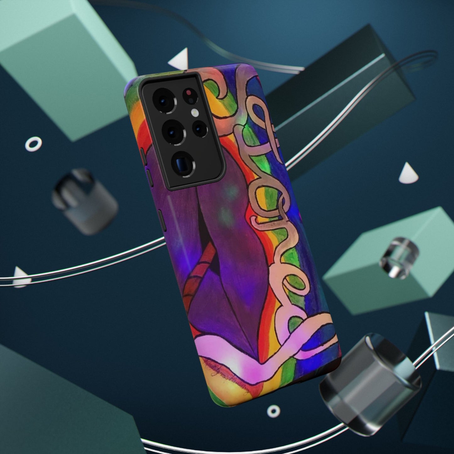 Vibrant Impact-Resistant Phone Cases, Colorful Phone Covers, Artistic Phone Protection, Unique Cases for Travel, Gift for Creative Souls