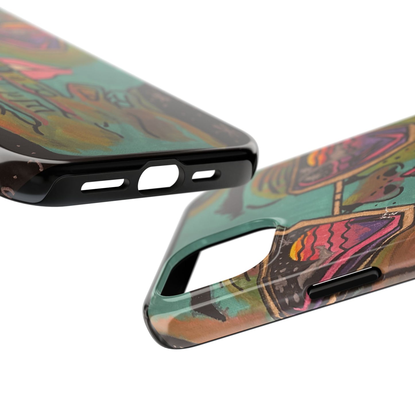 Vibrant Art Phone Case - Bold & Unique Tough Cases for Protection, Artistic Design Silicone Cover, Stylish Phone Accessory