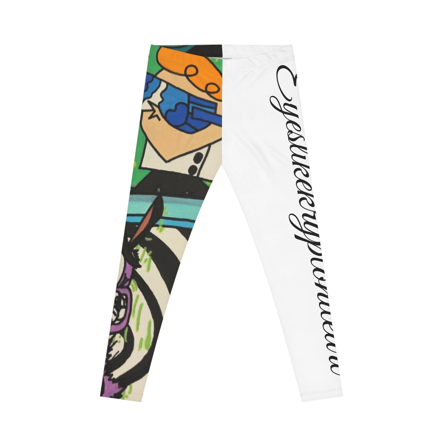 Colorful Graphic Leggings - Stylish Casual Wear for Everyday, Active Lifestyle, Yoga, Fitness, Gift for Her, Festival Fashion
