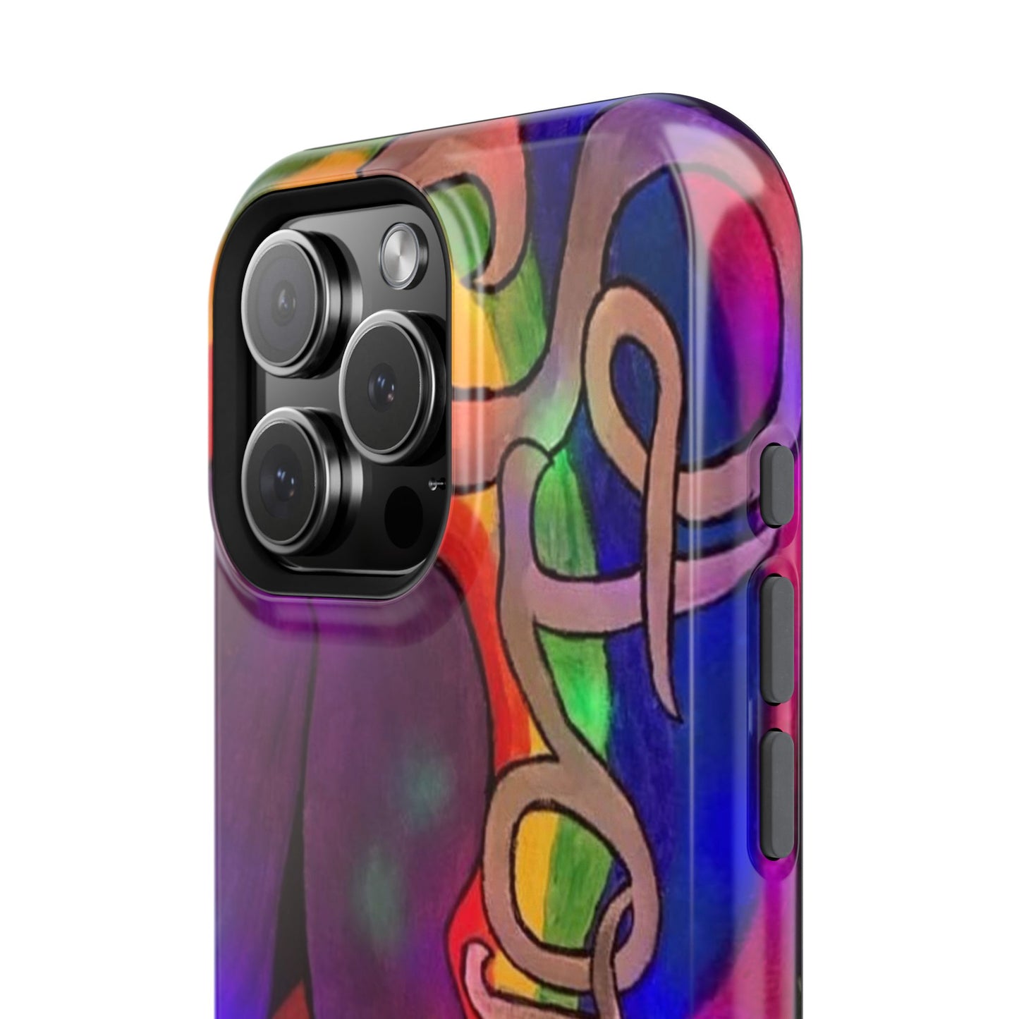 Vibrant Impact-Resistant Phone Cases, Colorful Phone Covers, Artistic Phone Protection, Unique Cases for Travel, Gift for Creative Souls