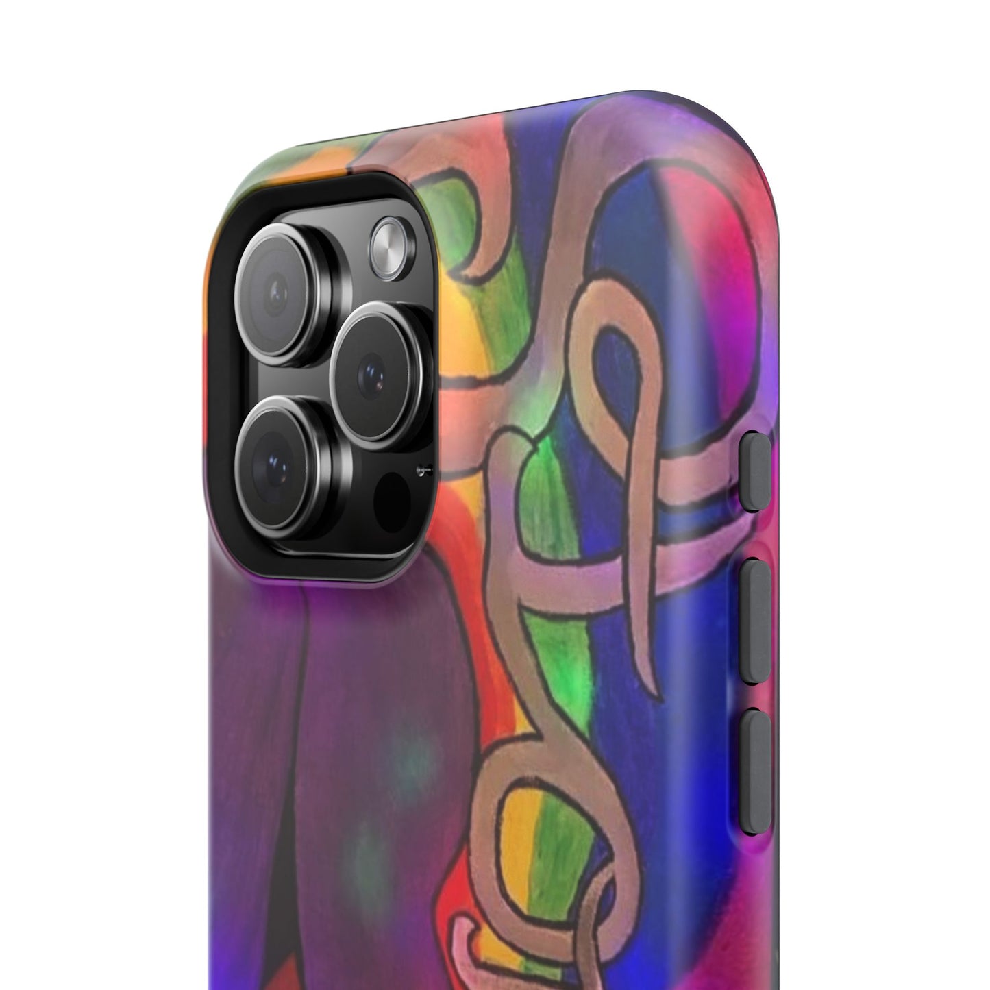 Vibrant Impact-Resistant Phone Cases, Colorful Phone Covers, Artistic Phone Protection, Unique Cases for Travel, Gift for Creative Souls