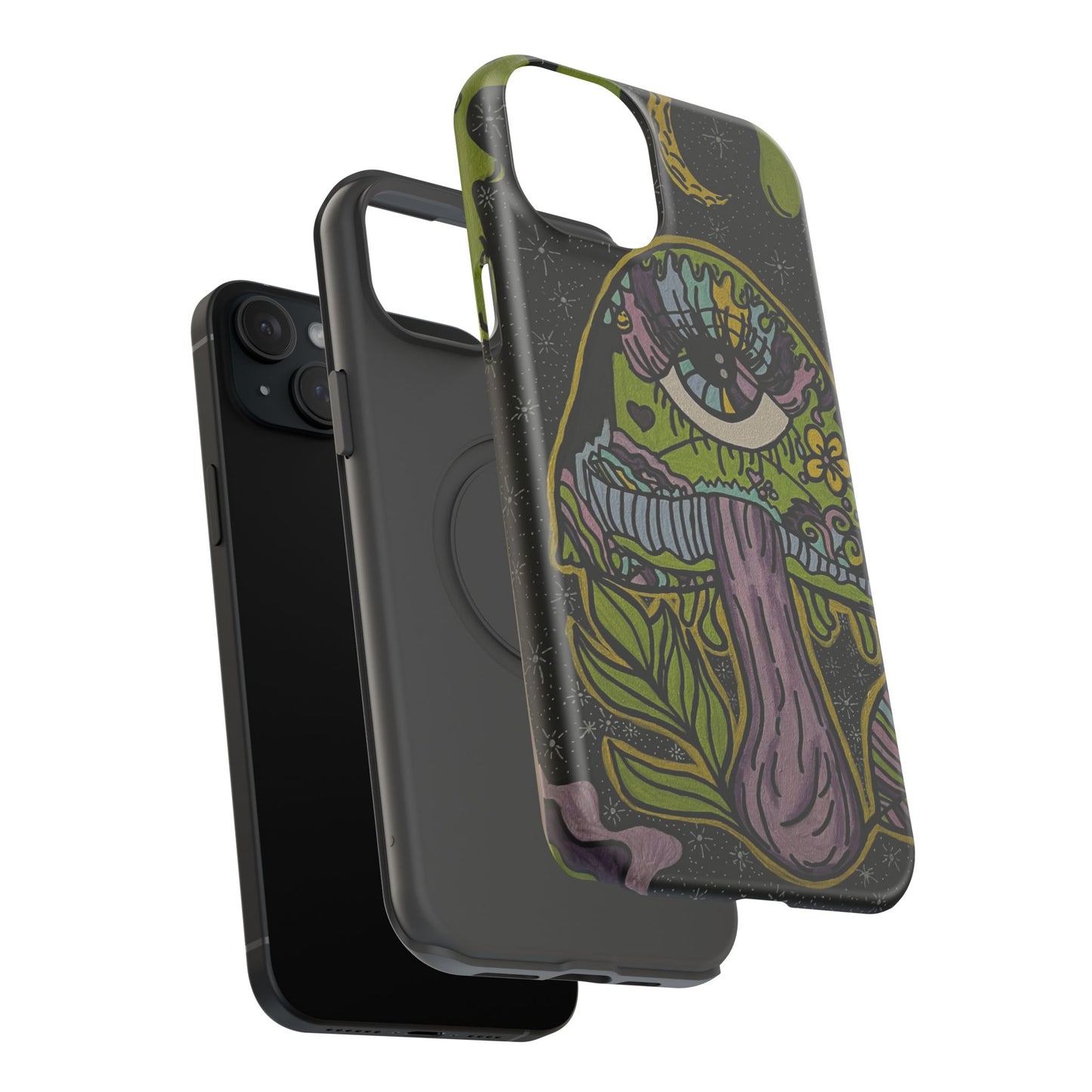 Artistic Impact-Resistant Phone Cases | Unique Design, Cartoon Aesthetic, Gift for Teens, Trendy Accessories, Casual Style