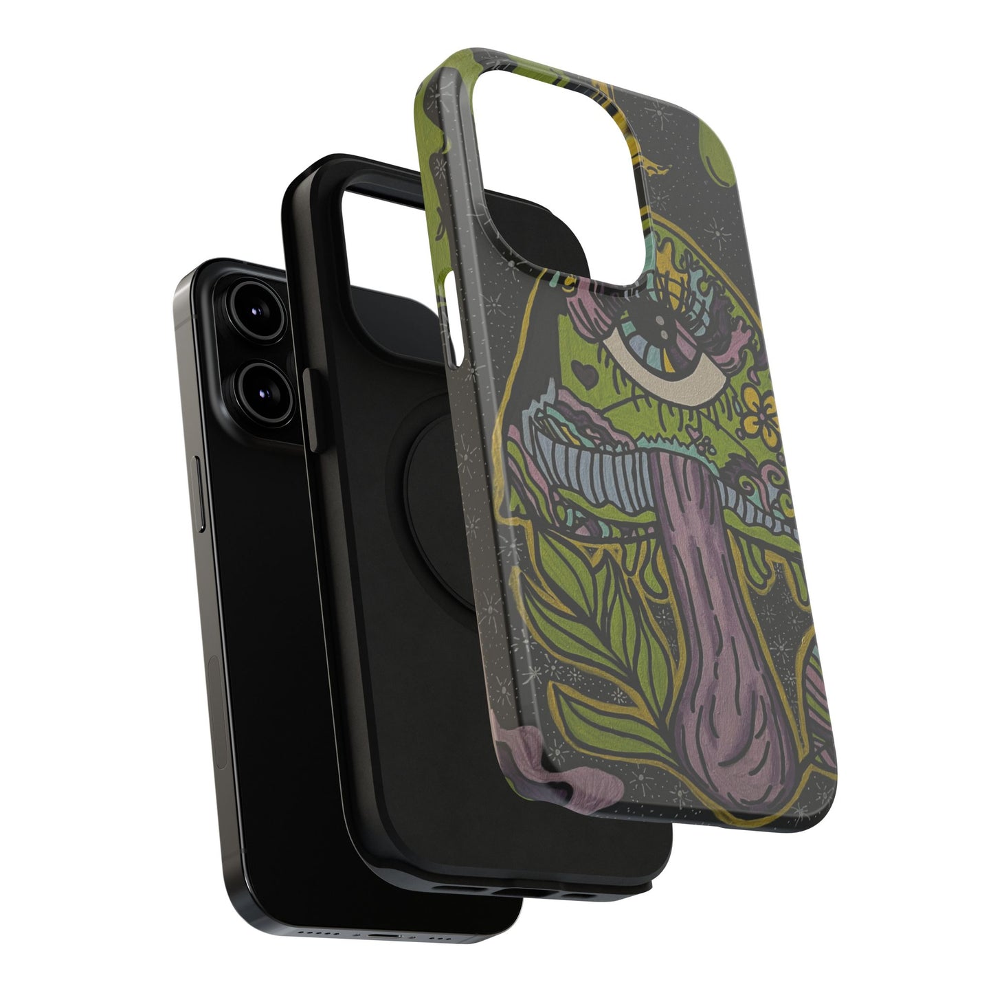 Artistic Impact-Resistant Phone Cases | Unique Design, Cartoon Aesthetic, Gift for Teens, Trendy Accessories, Casual Style