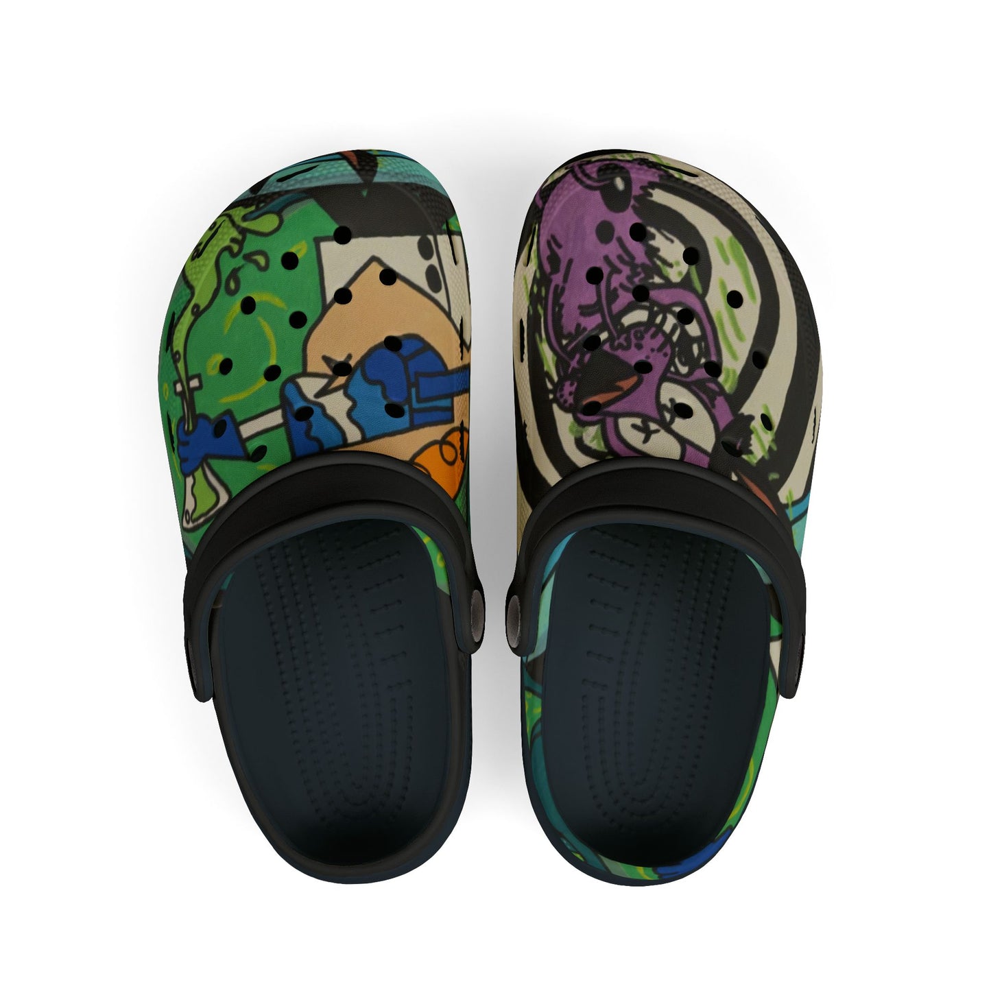 Colorful Kid's EVA Foam Clogs - Fun and Easy Slip-On Shoes, Playful Footwear for Kids, Great for Summer, Outdoor Adventures, Play Dates