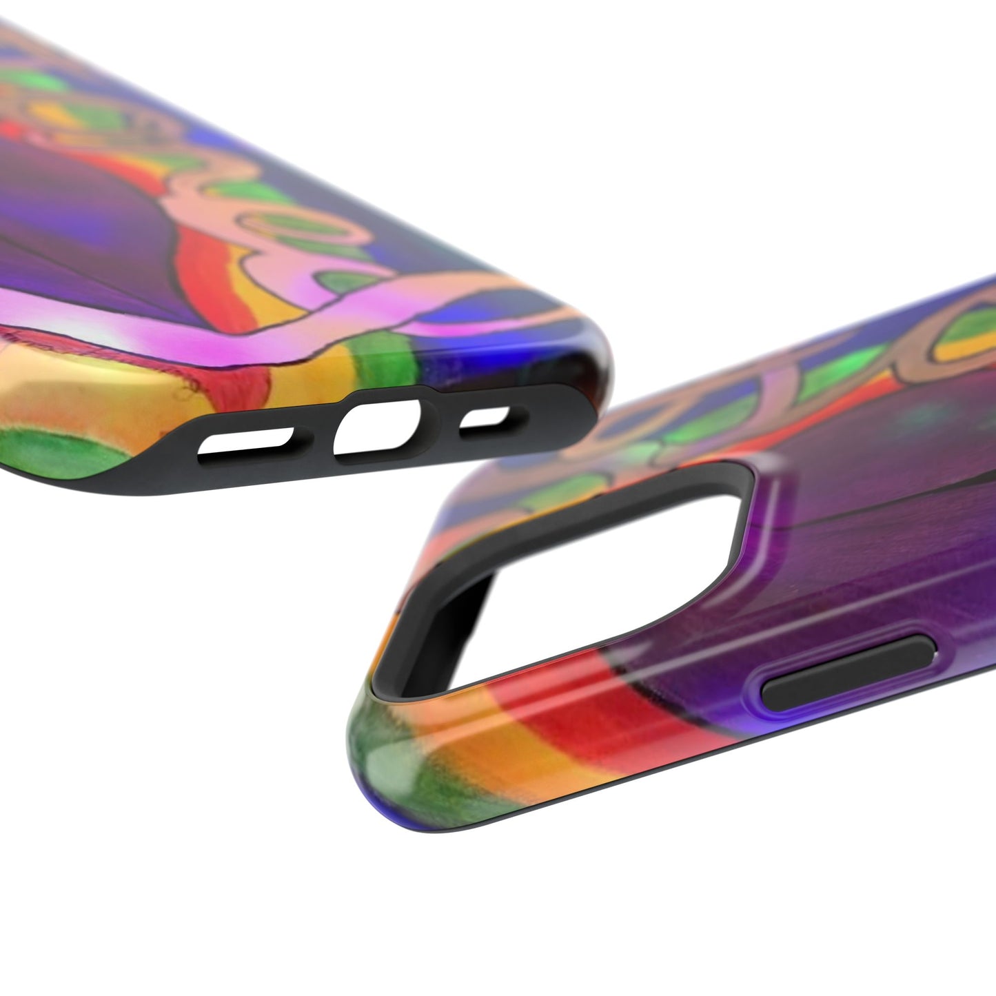 Vibrant Impact-Resistant Phone Cases, Colorful Phone Covers, Artistic Phone Protection, Unique Cases for Travel, Gift for Creative Souls