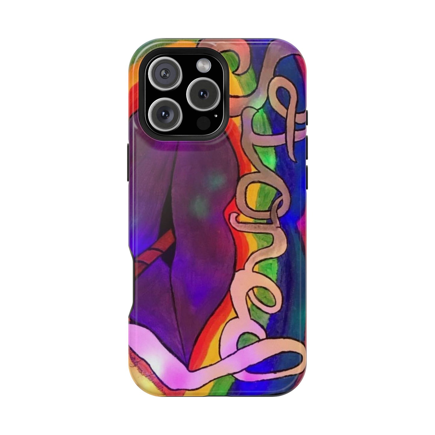 Vibrant Impact-Resistant Phone Cases, Colorful Phone Covers, Artistic Phone Protection, Unique Cases for Travel, Gift for Creative Souls