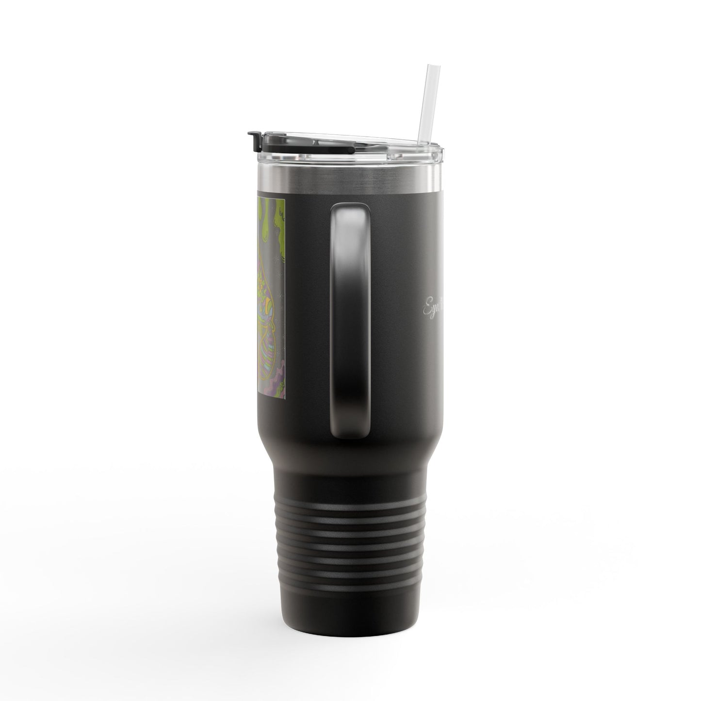 Spooky Monster Insulated Travel Mug | 40oz Funny Coffee Cup for Halloween, Unique Gifts for Friends, Reusable Drinkware, Party Favor