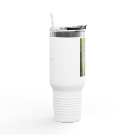 Spooky Monster Insulated Travel Mug | 40oz Funny Coffee Cup for Halloween, Unique Gifts for Friends, Reusable Drinkware, Party Favor