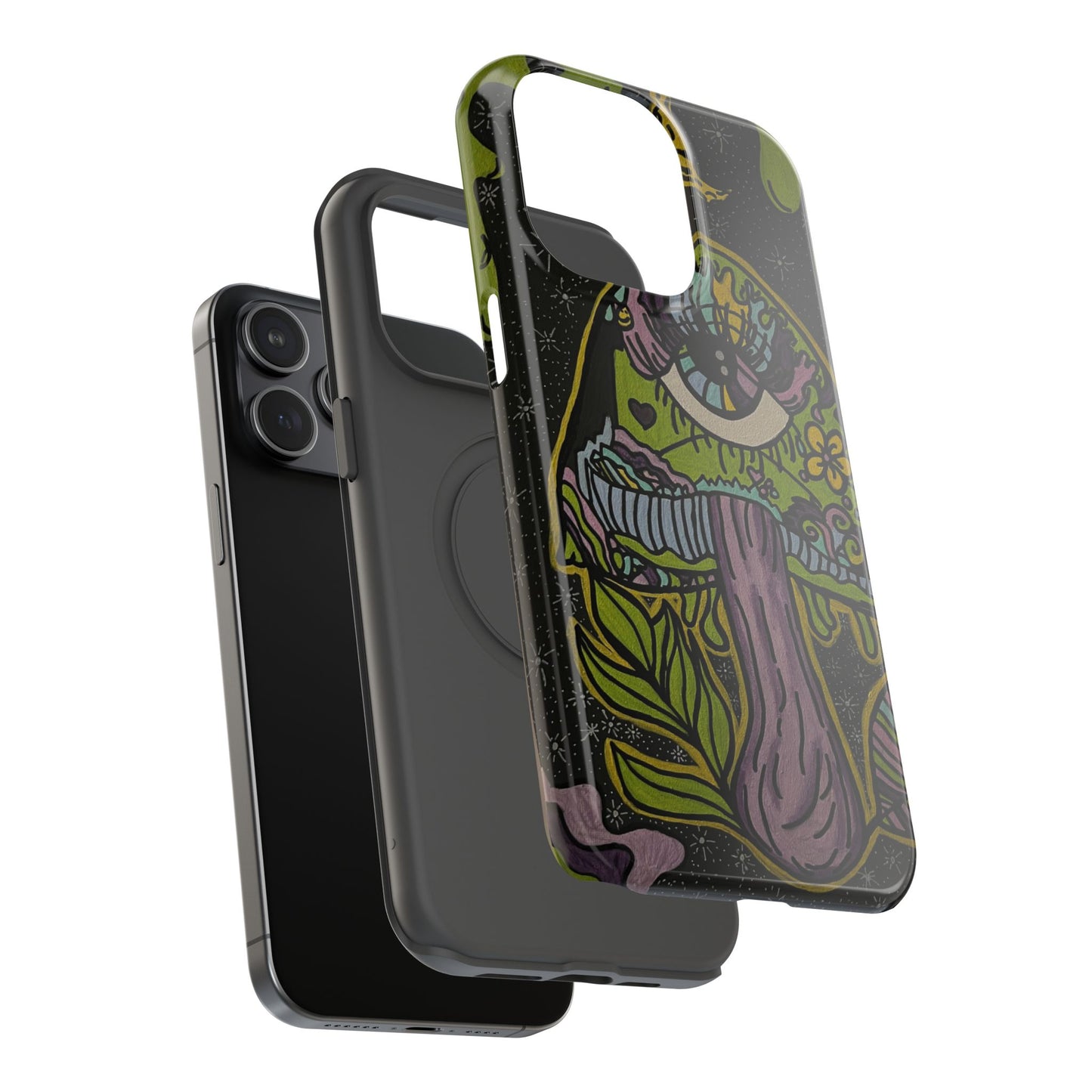 Artistic Impact-Resistant Phone Cases | Unique Design, Cartoon Aesthetic, Gift for Teens, Trendy Accessories, Casual Style