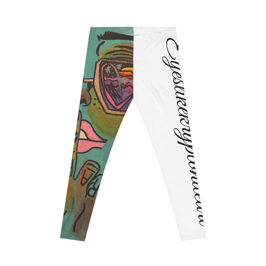 Vibrant Artistic Leggings with Eye-catching Graphics, Trendy Workout Pants, Unique Gift for Art Lovers, Casual Athleisure Wear, [...]