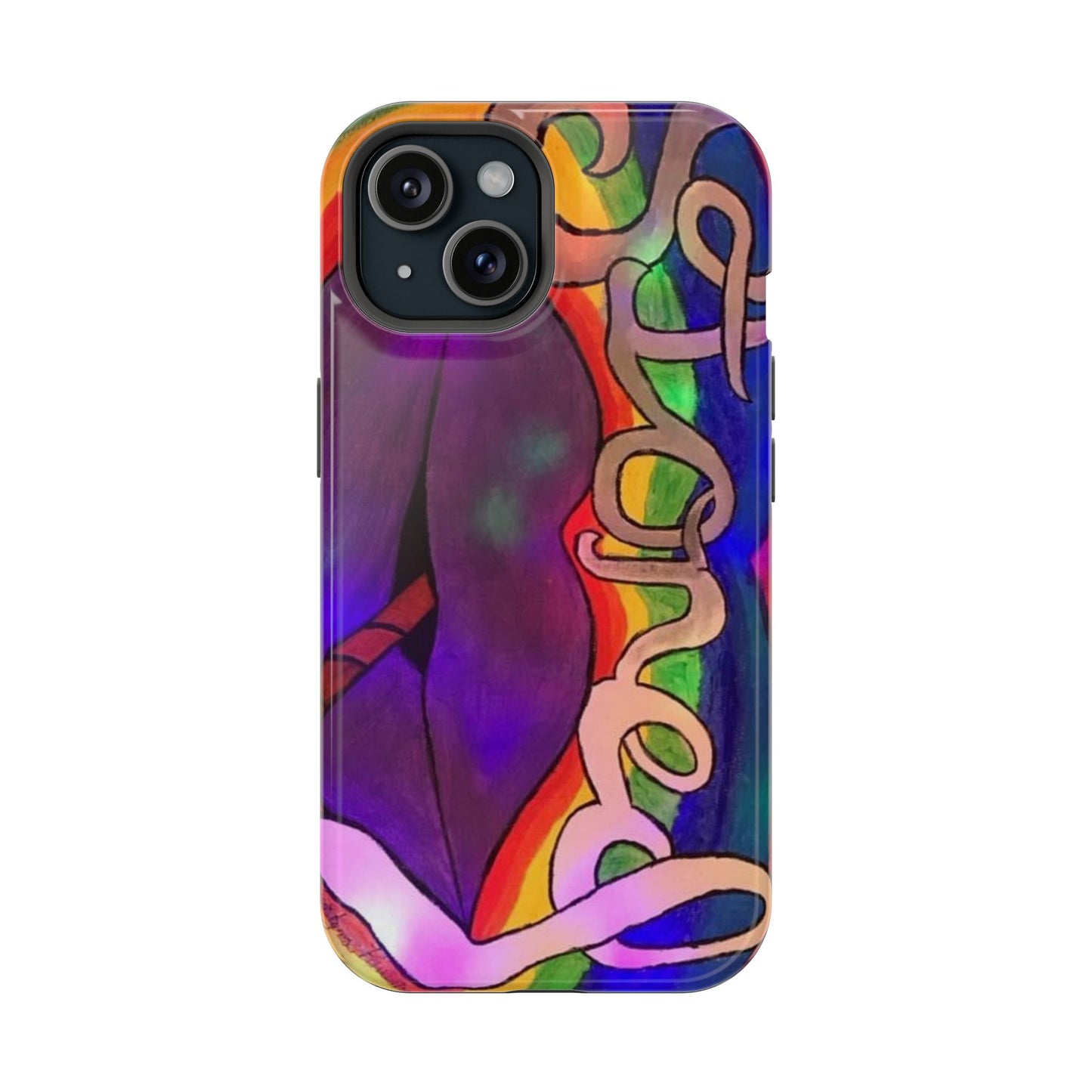 Vibrant Impact-Resistant Phone Cases, Colorful Phone Covers, Artistic Phone Protection, Unique Cases for Travel, Gift for Creative Souls
