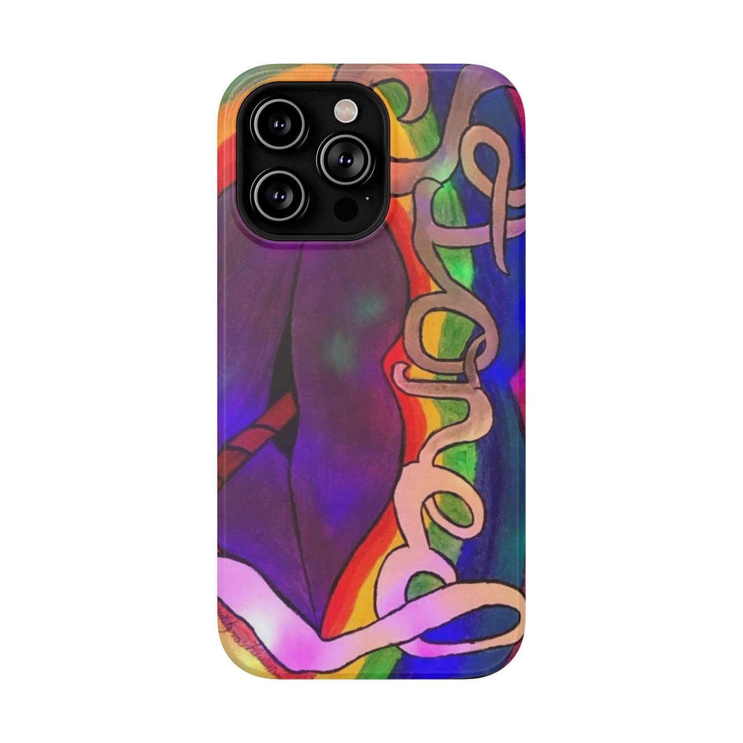 Vibrant Impact-Resistant Phone Cases, Colorful Phone Covers, Artistic Phone Protection, Unique Cases for Travel, Gift for Creative Souls