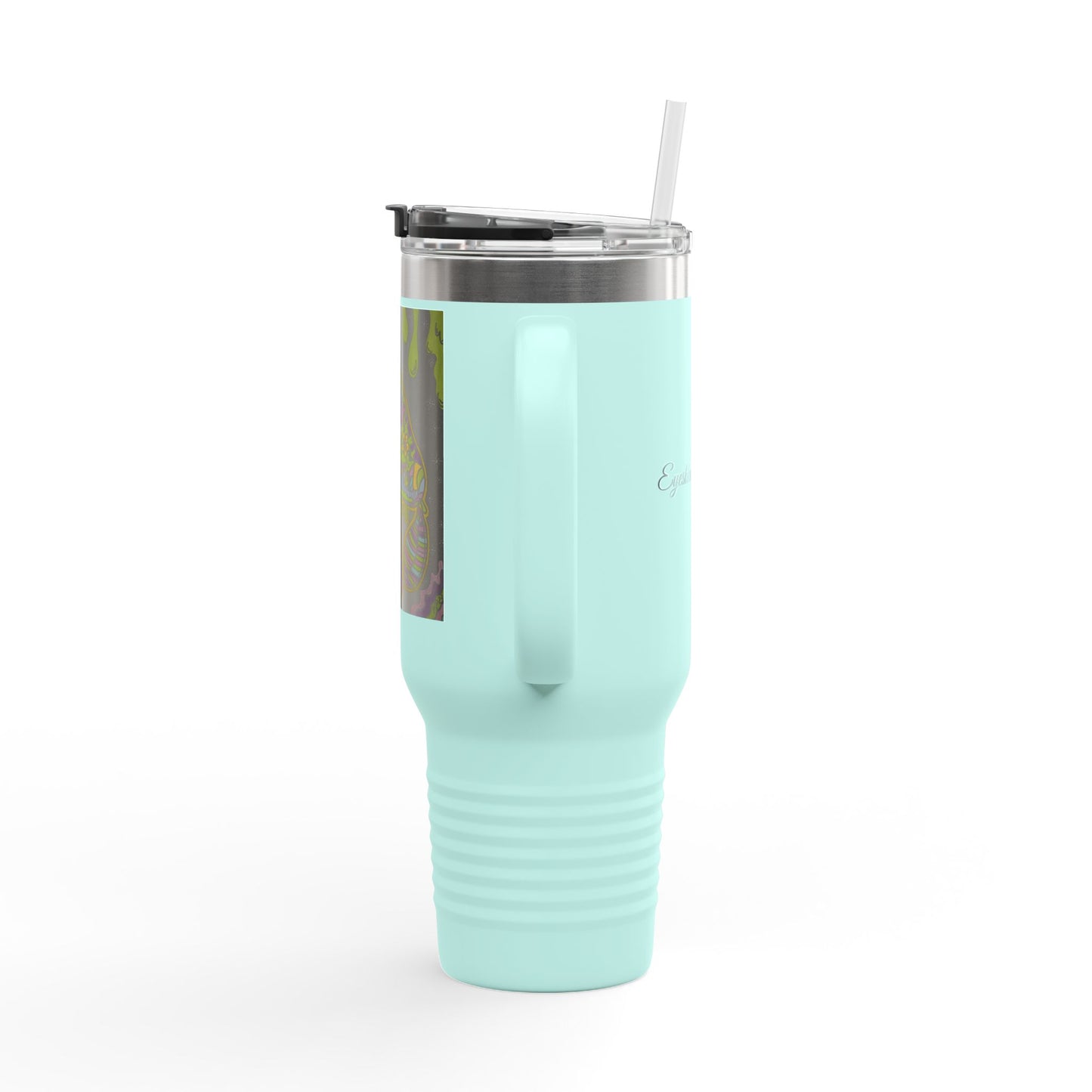 Spooky Monster Insulated Travel Mug | 40oz Funny Coffee Cup for Halloween, Unique Gifts for Friends, Reusable Drinkware, Party Favor
