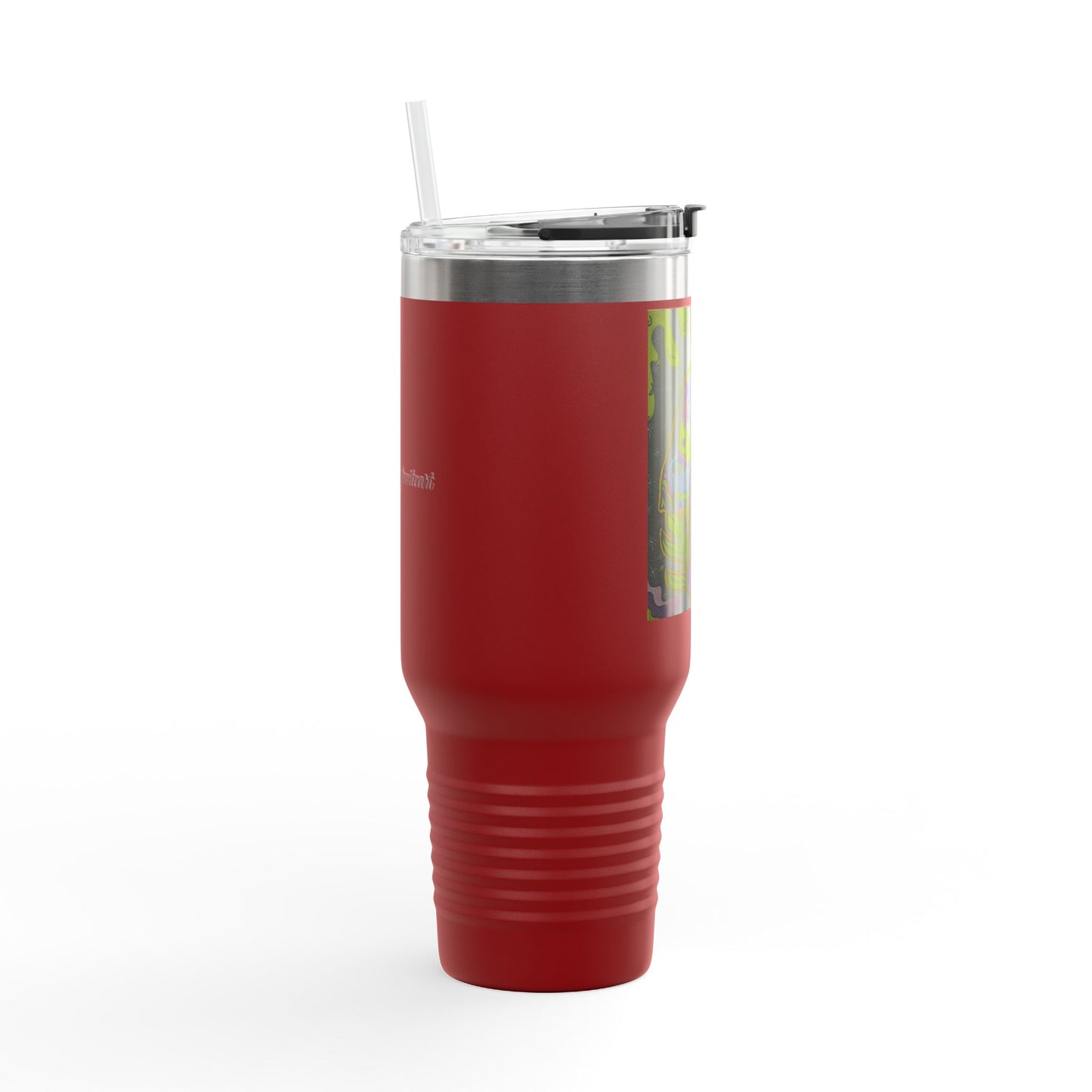 Spooky Monster Insulated Travel Mug | 40oz Funny Coffee Cup for Halloween, Unique Gifts for Friends, Reusable Drinkware, Party Favor