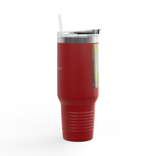 Spooky Monster Insulated Travel Mug | 40oz Funny Coffee Cup for Halloween, Unique Gifts for Friends, Reusable Drinkware, Party Favor