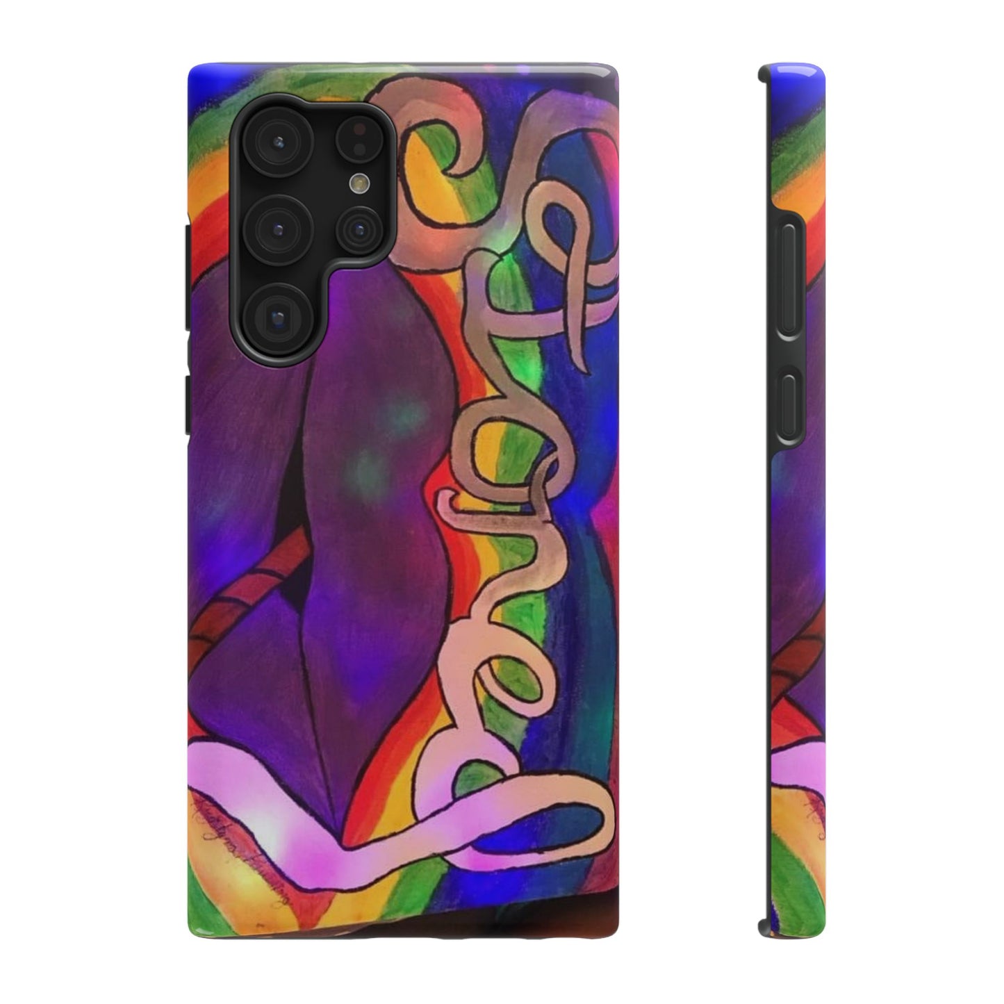 Vibrant Impact-Resistant Phone Cases, Colorful Phone Covers, Artistic Phone Protection, Unique Cases for Travel, Gift for Creative Souls