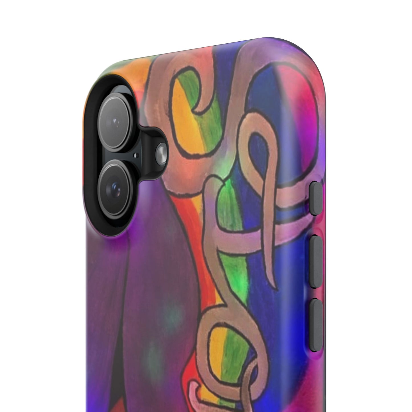 Vibrant Impact-Resistant Phone Cases, Colorful Phone Covers, Artistic Phone Protection, Unique Cases for Travel, Gift for Creative Souls