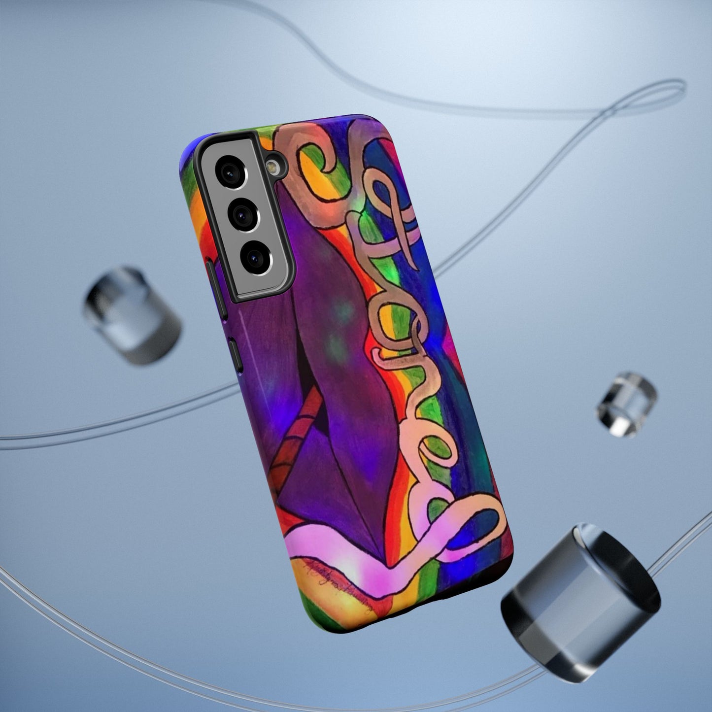 Vibrant Impact-Resistant Phone Cases, Colorful Phone Covers, Artistic Phone Protection, Unique Cases for Travel, Gift for Creative Souls