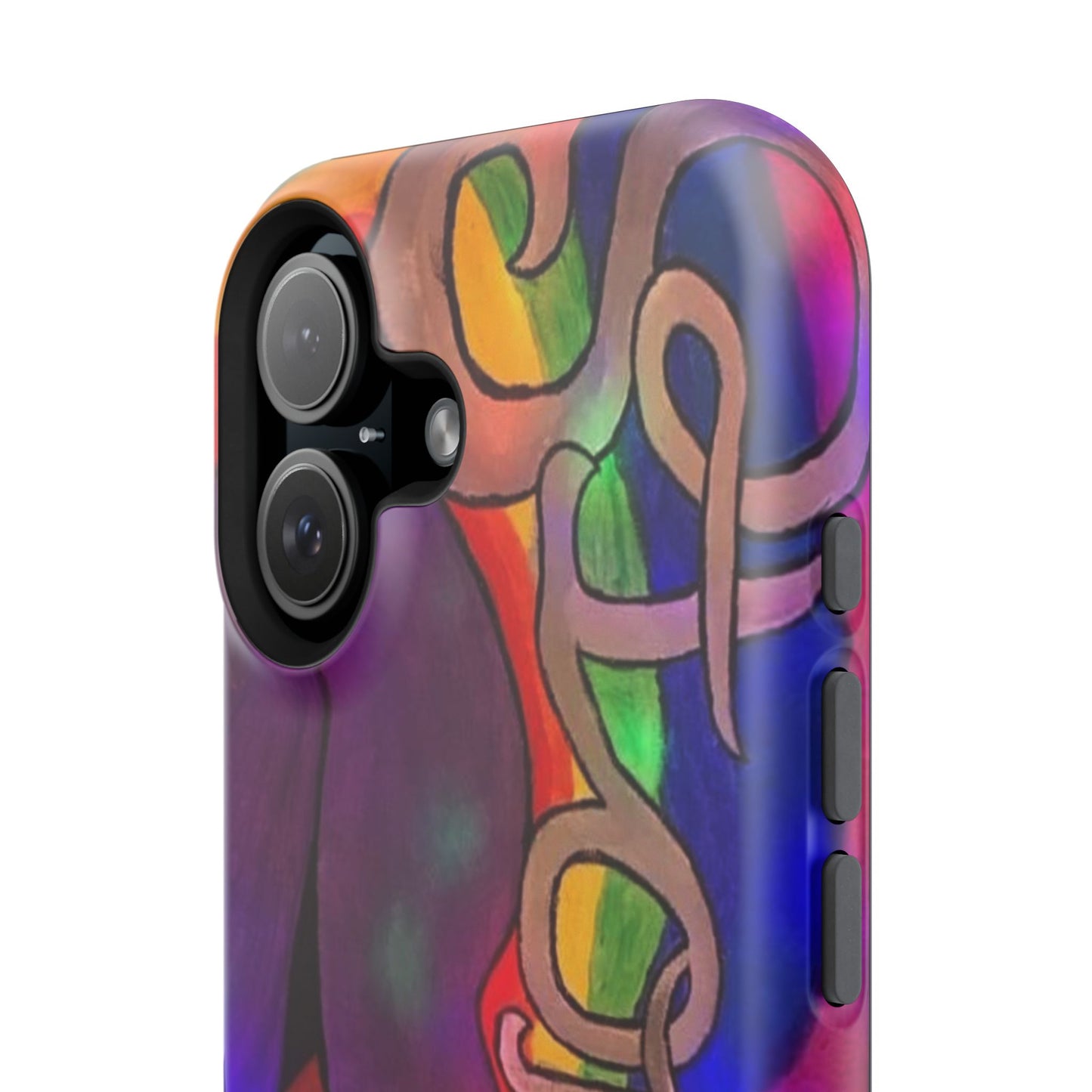 Vibrant Impact-Resistant Phone Cases, Colorful Phone Covers, Artistic Phone Protection, Unique Cases for Travel, Gift for Creative Souls