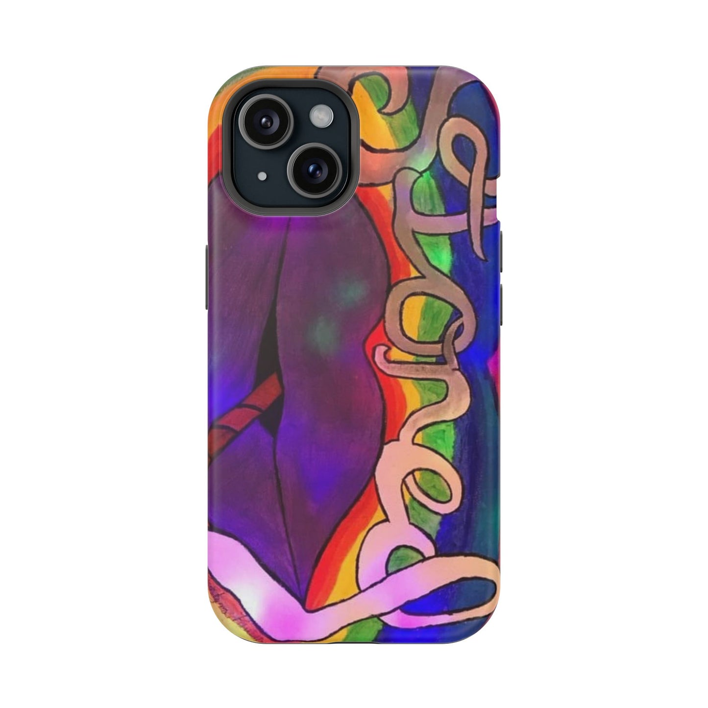 Vibrant Impact-Resistant Phone Cases, Colorful Phone Covers, Artistic Phone Protection, Unique Cases for Travel, Gift for Creative Souls