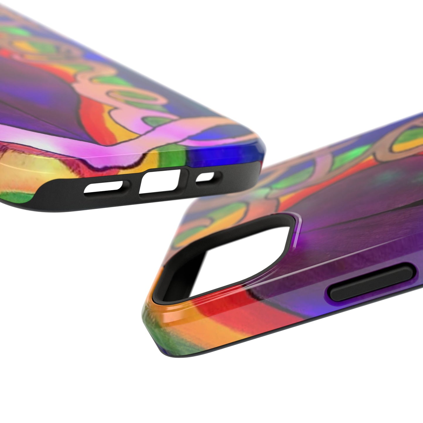 Vibrant Impact-Resistant Phone Cases, Colorful Phone Covers, Artistic Phone Protection, Unique Cases for Travel, Gift for Creative Souls