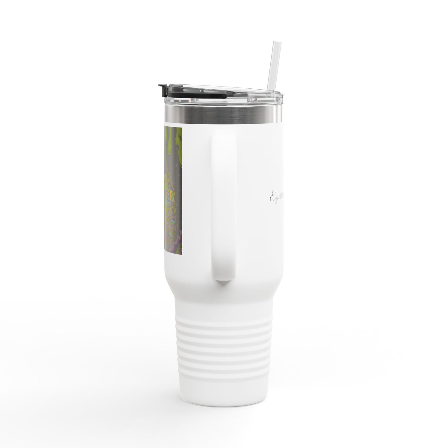 Spooky Monster Insulated Travel Mug | 40oz Funny Coffee Cup for Halloween, Unique Gifts for Friends, Reusable Drinkware, Party Favor