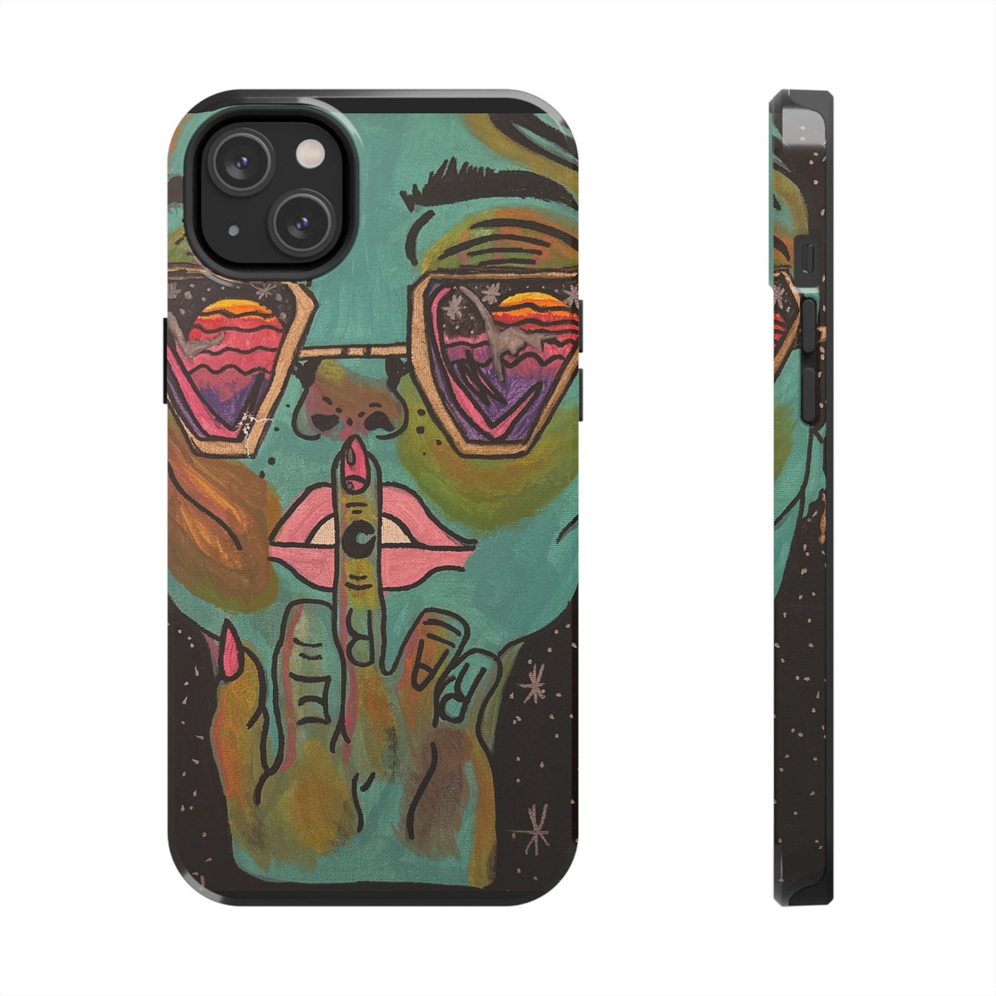 Vibrant Art Phone Case - Bold & Unique Tough Cases for Protection, Artistic Design Silicone Cover, Stylish Phone Accessory