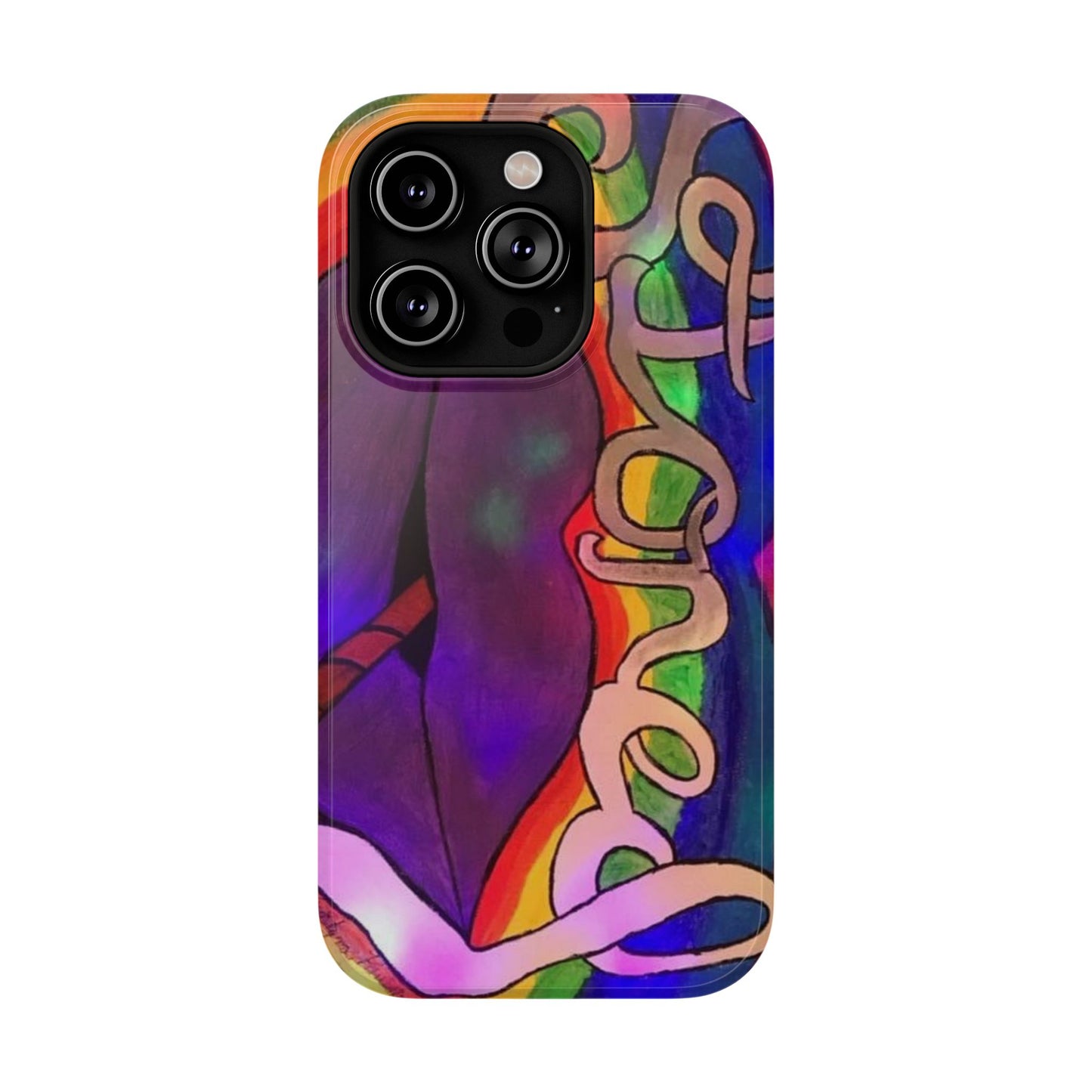 Vibrant Impact-Resistant Phone Cases, Colorful Phone Covers, Artistic Phone Protection, Unique Cases for Travel, Gift for Creative Souls