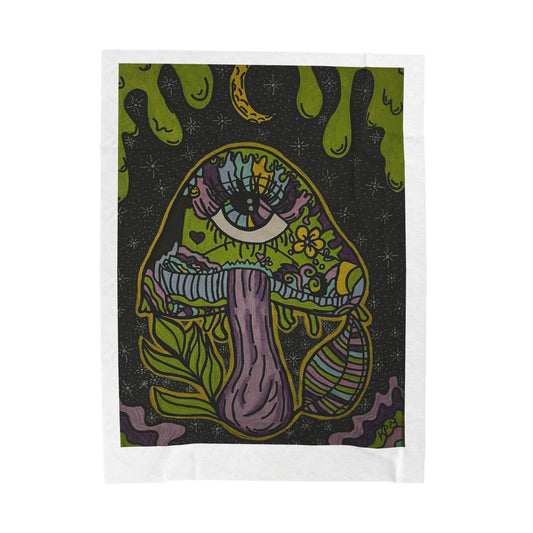 Psychedelic Mushroom Velveteen Plush Blanket, Cozy Throw Blanket for Home Decor, Perfect Gift for Nature Lovers, Festivals, and Chill [...]