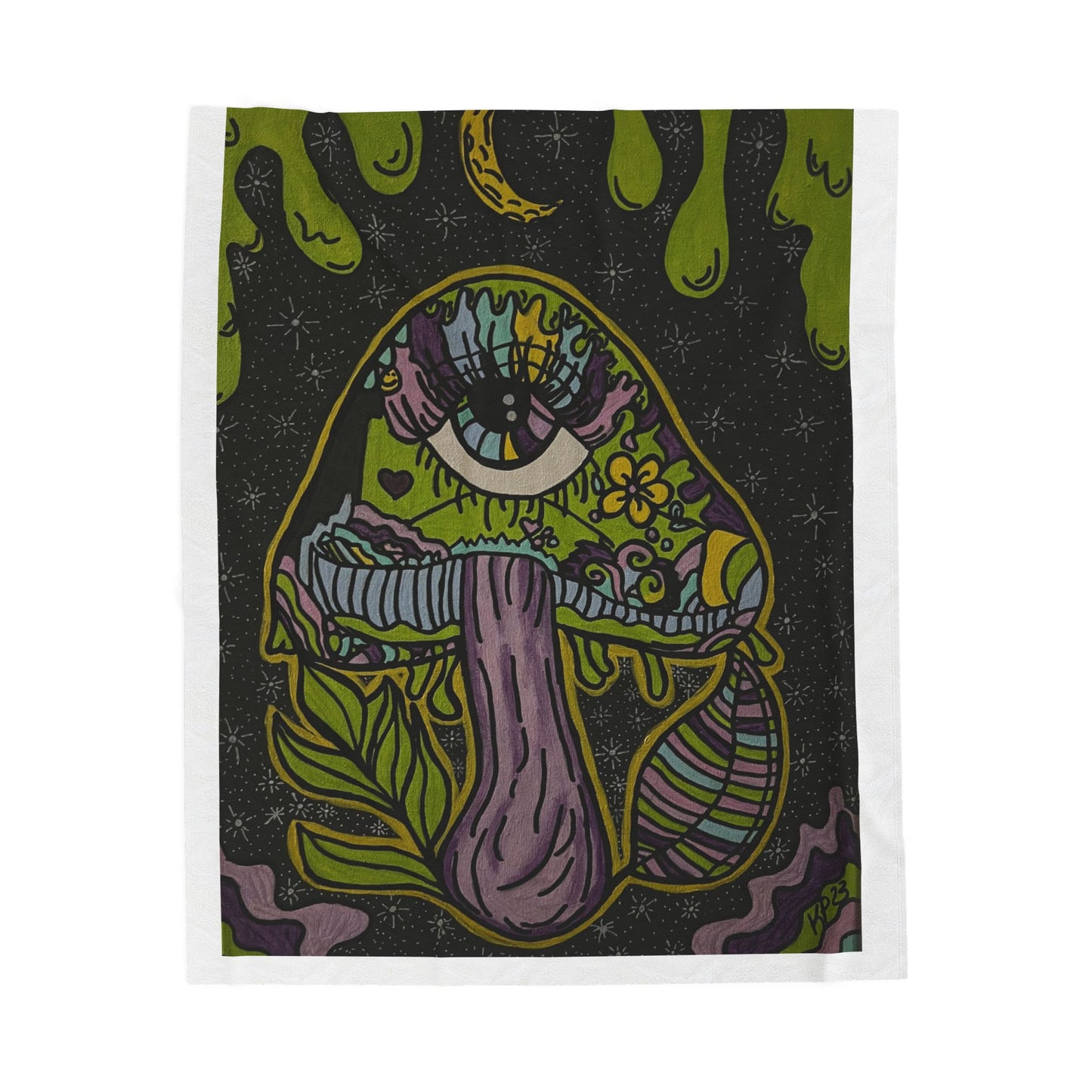 Psychedelic Mushroom Velveteen Plush Blanket, Cozy Throw Blanket for Home Decor, Perfect Gift for Nature Lovers, Festivals, and Chill [...]
