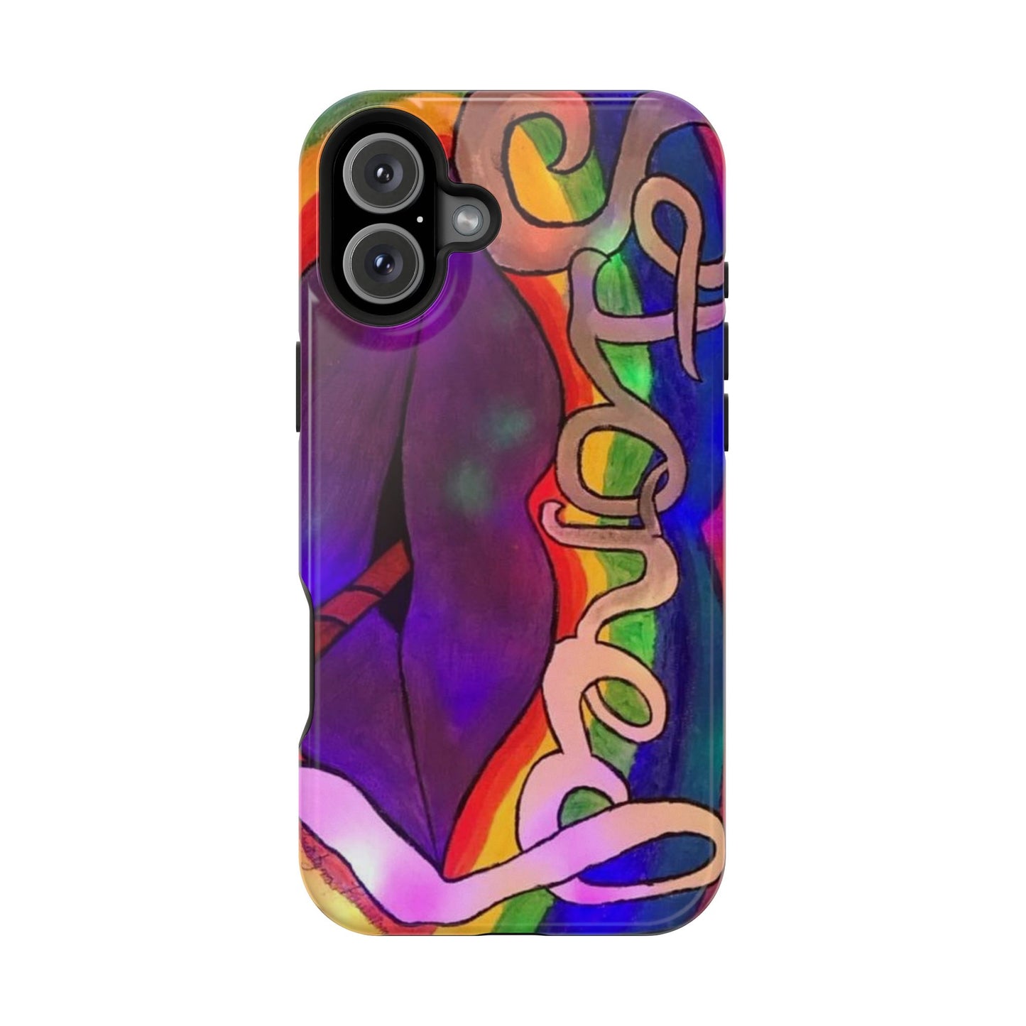Vibrant Impact-Resistant Phone Cases, Colorful Phone Covers, Artistic Phone Protection, Unique Cases for Travel, Gift for Creative Souls
